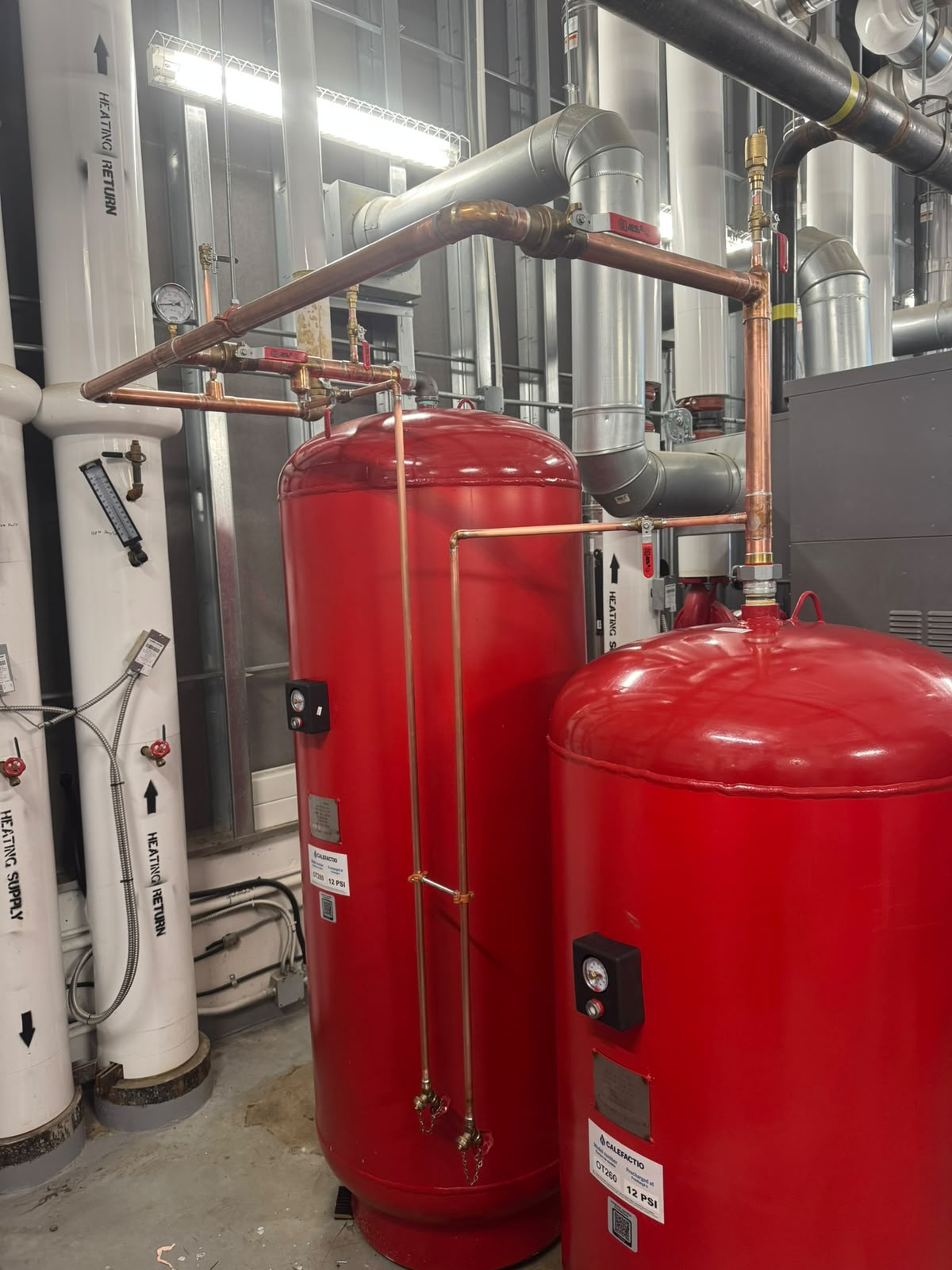 Clean copper plumbing work by Skyline Flow